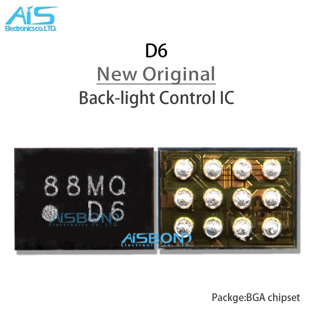 

5 шт./лот, новая микросхема LM3630ATME D6 для подсветки смартфона с подсветкой мобильного телефона