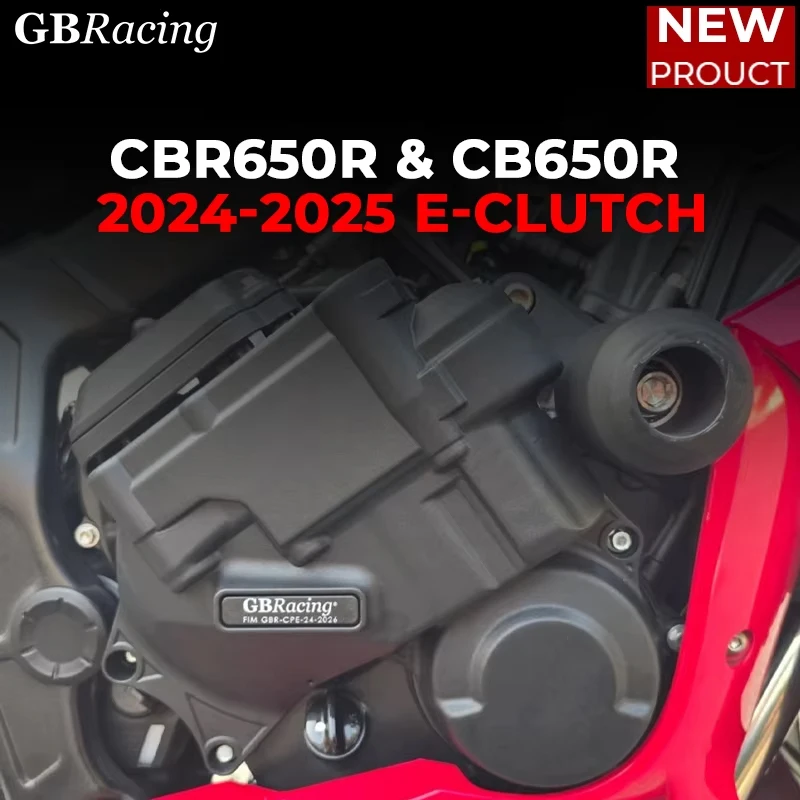 

For 2024-2025 CBR650R/CB650R Gbracing Secondary Engine Cover: Defends E-Clutch (Effortless Gear Changes) & Alternator