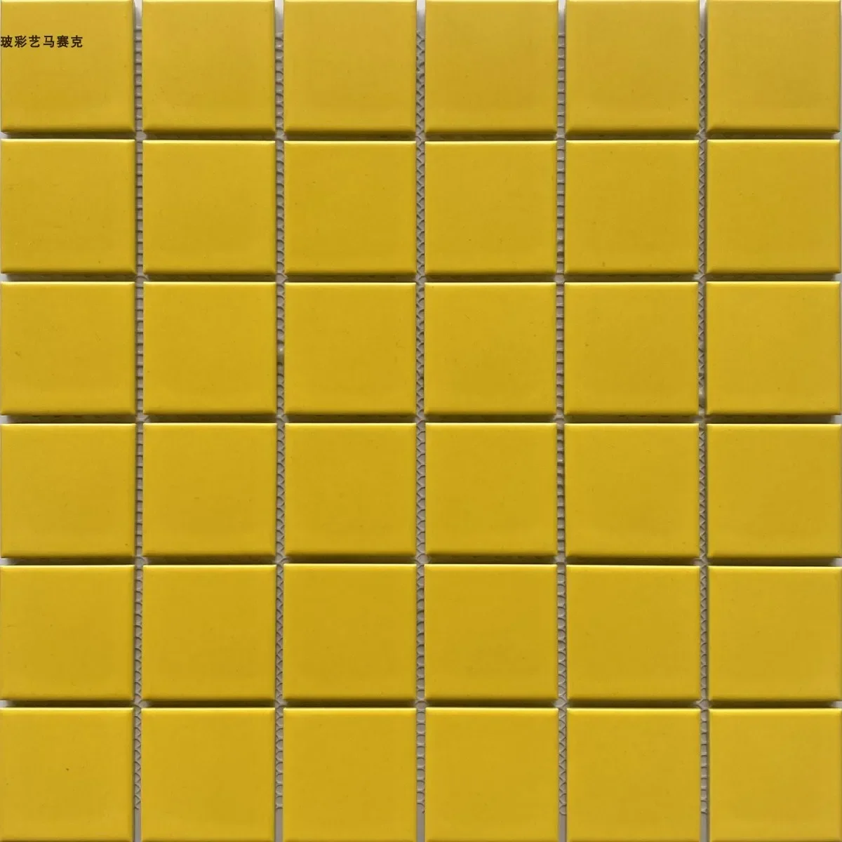 Mediterranean Color Ceramic Mosaic Tiles 30x30cm Black White Red Yellow Green Blue Pink for Kitchen Bathroom Wall Decor