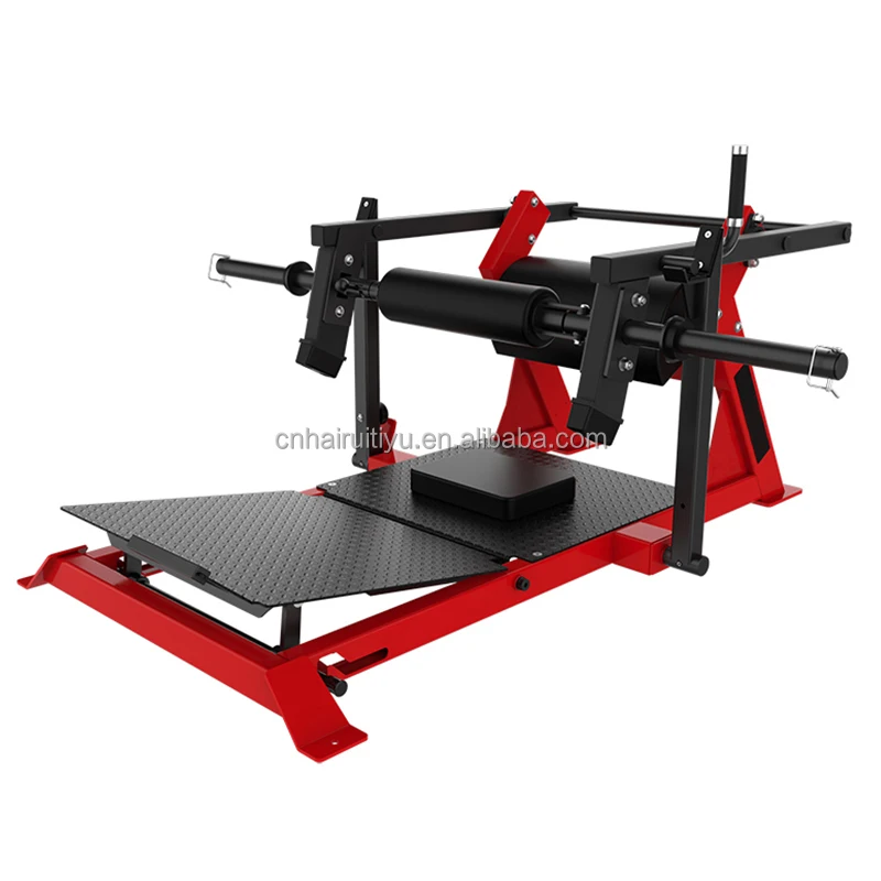 Professional equip gym fitness Product HR-Gym Glute Bridge Machine  Plate Loaded Glute Drive Barbell Hip Thrust Machine