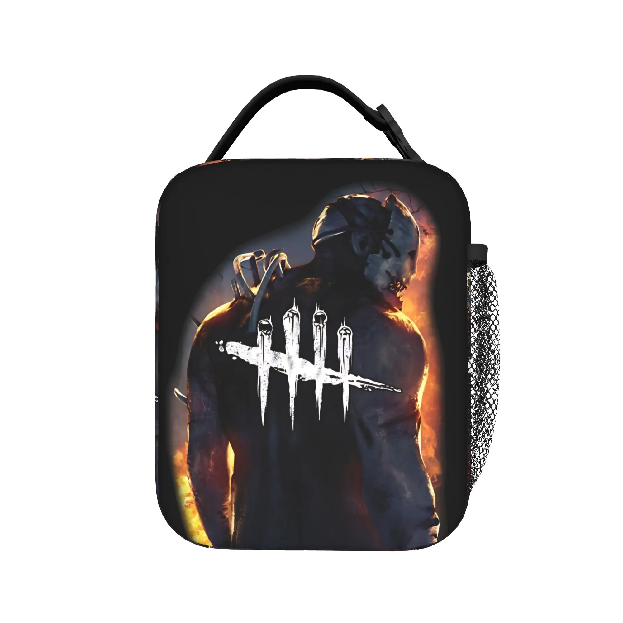 Deads by Daylights Mark Logo Horror Killer   Insulated Lunch Bag Leakproof  Reusable Cooler Bag Tote Lunch Box School  Picnic