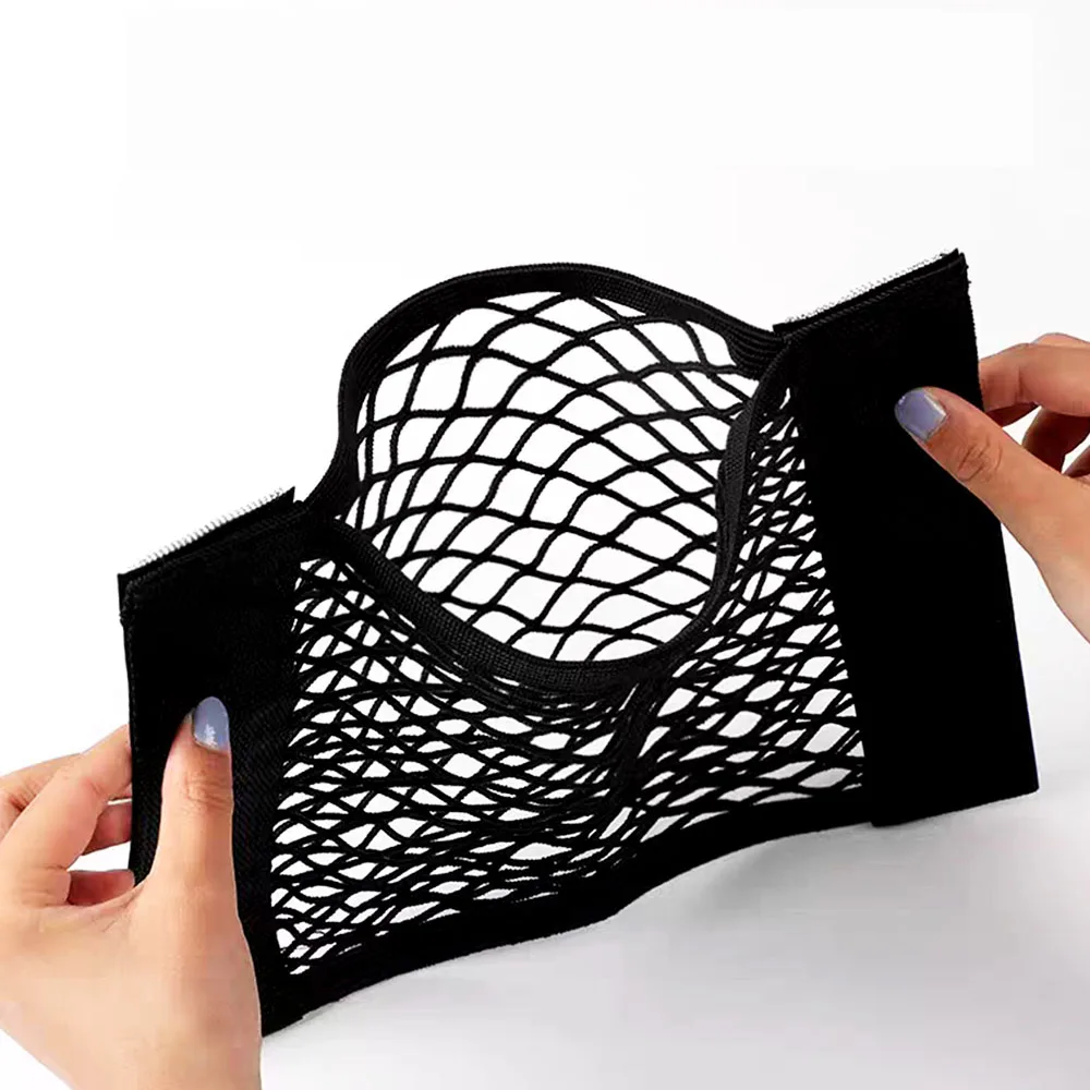 Car Trunk Thickened Version Storage Net Bag Magic Sticker Elastic Mesh Cargo Net Bag For Dongfeng M-Hero 917/817