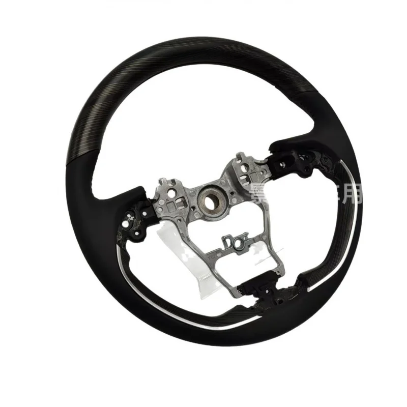 For Toyota Sienna/Highlander/Granvia Peach Wood Grain Modified Steering Wheel Interior Accessory