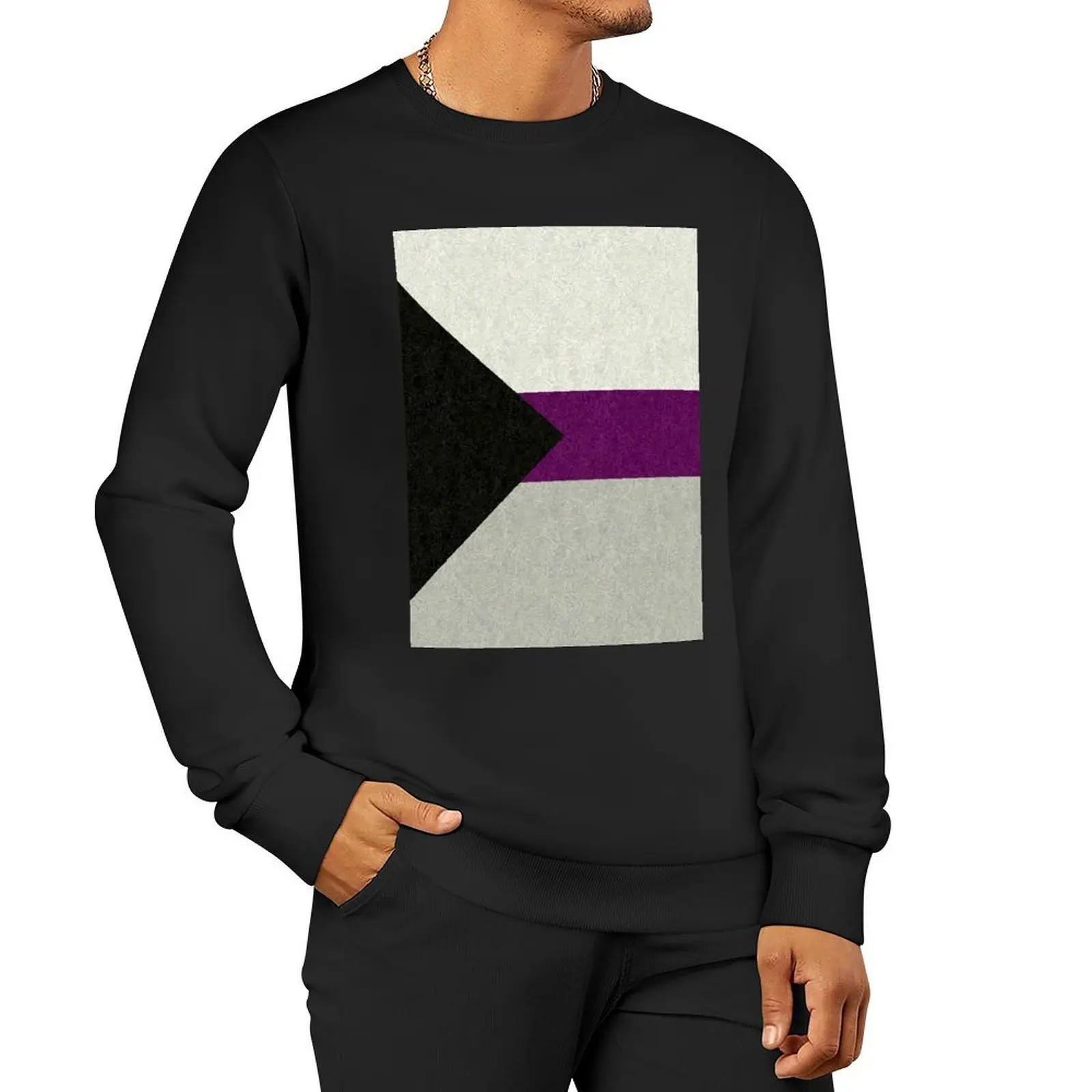 Demisexual Pride Flag خلفية ملونة البلوز الرجال مصمم ملابس الرجال الشتاء سترة بلوزة بلوزات
