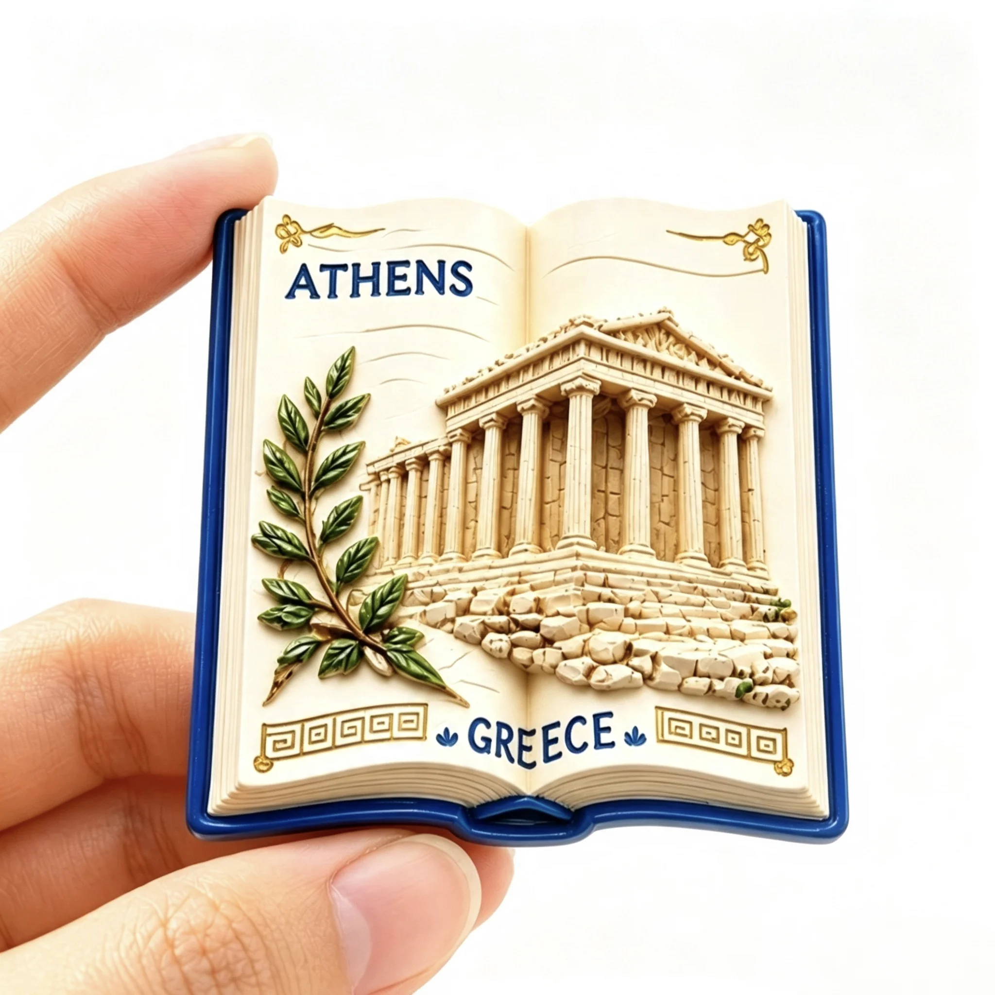 Europe  Greece  Athens  Santorini  Etc 3D Fridge Magnets Tourism Souvenir Refrigerator Magnets Sticker