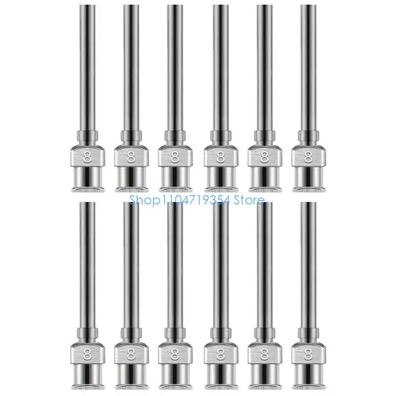 0XLD Precisions Dispensing Tip 38mm Stainless Steel Dispensing Needle for Model Making