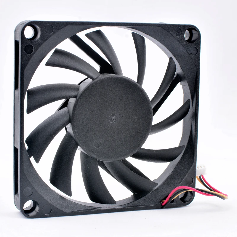 DFB701012M 7cm 70mm fan 70x70x10mm DC12V 1.7W 3 wires, double ball bearings, cooling fan for chassis power supply CPU