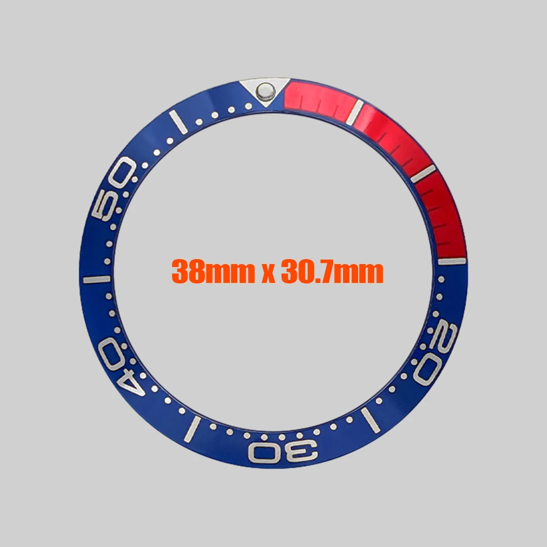 Inserção de moldura de cerâmica seamaster personalizada, adequada para sub srpd seamaster 300, caixa de relógio 38x30.7mm, moldura curvada, peças de anel de inserção
