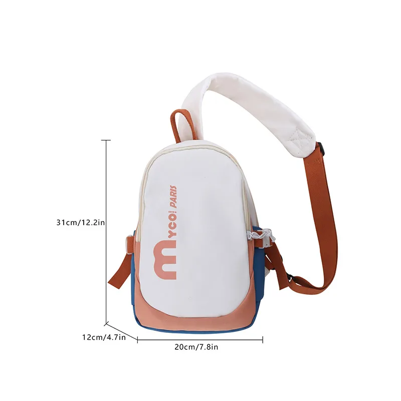 Crossbody bag for men can hold tablets for sports and fitness Korean style one-shoulder female student american retro mobile ph