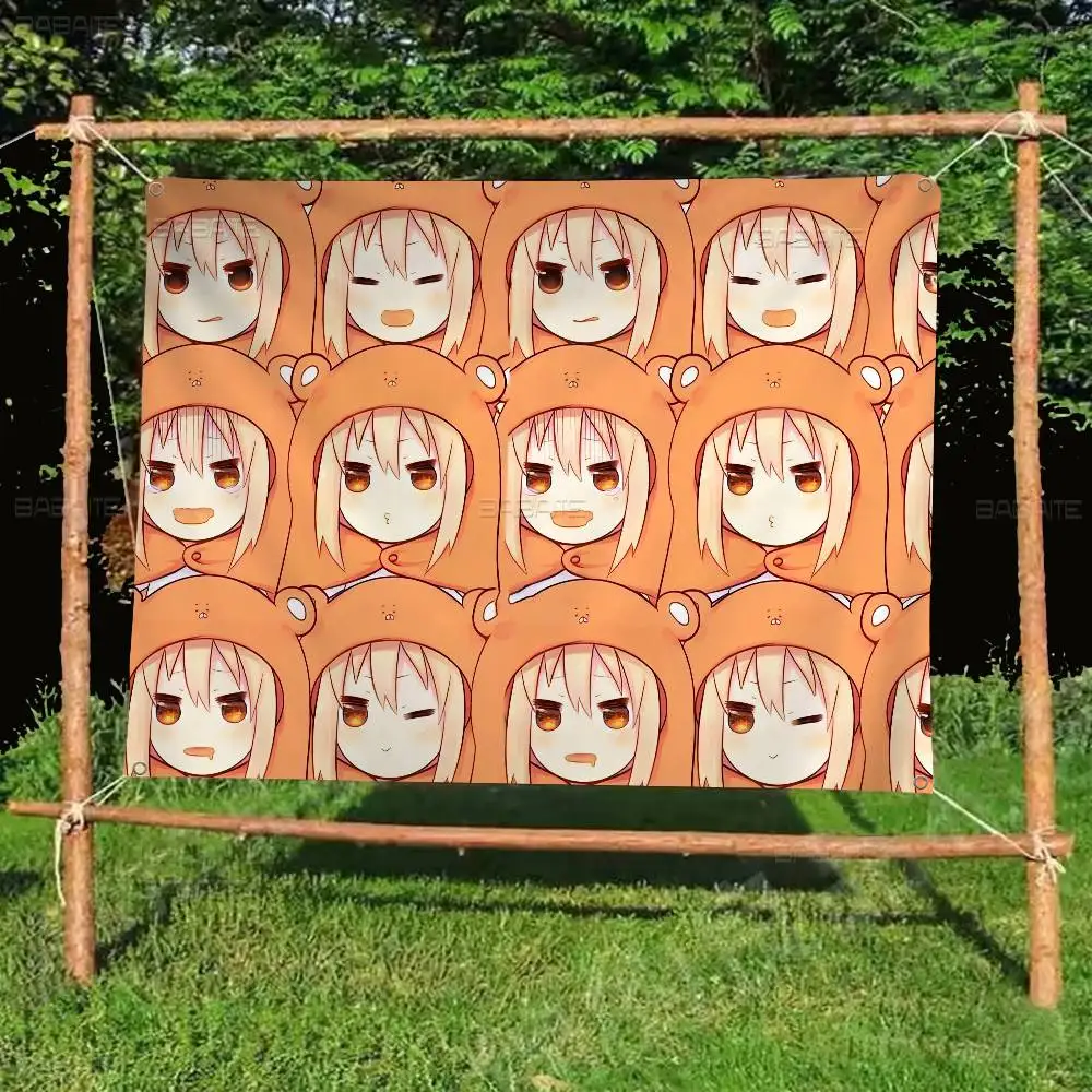 Cute Umaru Chan Retro Flags Multiple Choice Living Studio Booth Interior Decoration Banner