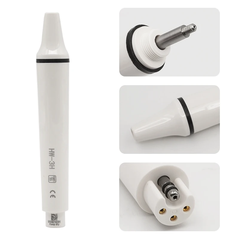 

Dental Ultrasonic Piezo Scaler Handpiece HW-3H No LED Fit for WOODPECKER EMS VRN Dentistry Scaler Tips Torque Wrench