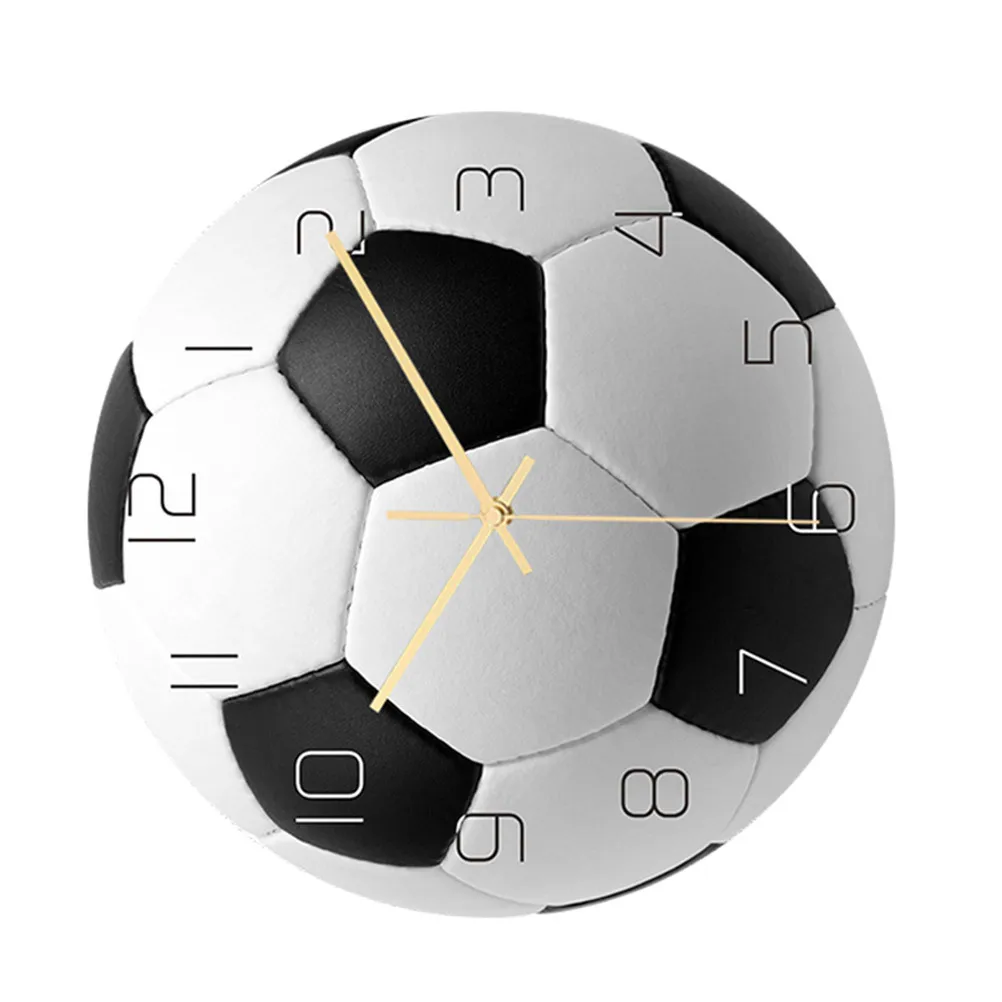 

Wall Clock Acrylic Material Mute Mechanism Easy Install Big Numbers Decor for Home Office Living Room Bedroom