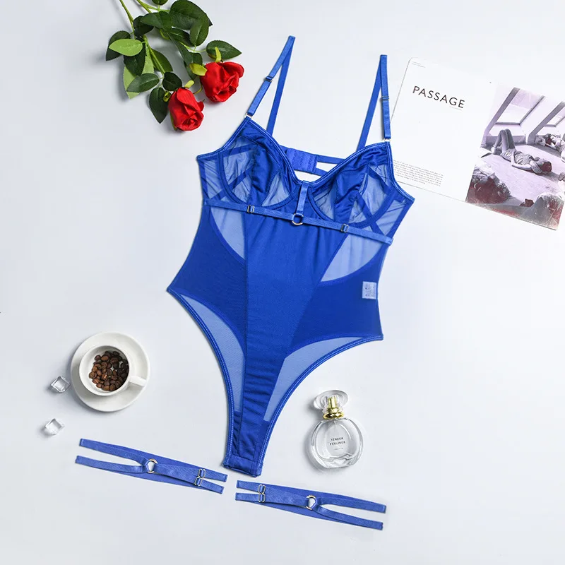 New Women Lingerie Set Lace Push Up Bra Panties Sets Deep V Sexy Lingerie set garter Top Sexy Underwear Bras set Sexy Bodysuit