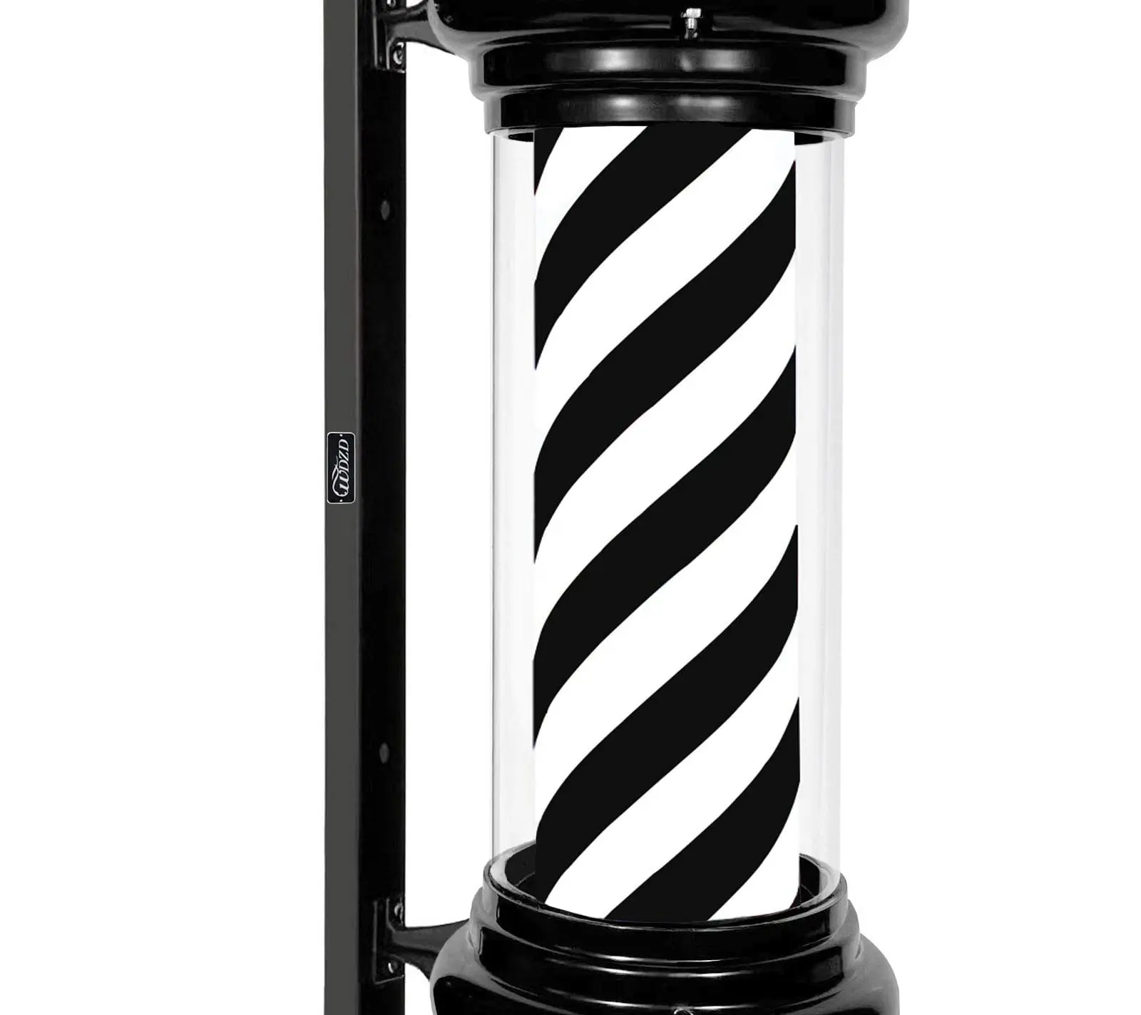29'' Barber Pole Light Hair Salon Barber Shop Open Sign Rotating LED Strips IP54 Waterproof Save Energy Wall Mount Light - Image 4