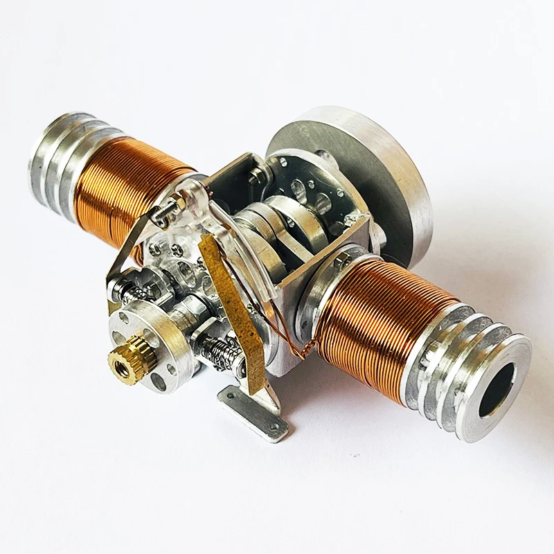 Mini V2 Twin Cylinder Engine Model Strong Magnetic Piston Engine Cam Motor RC Magnetic DIY physical insegnamento Toy