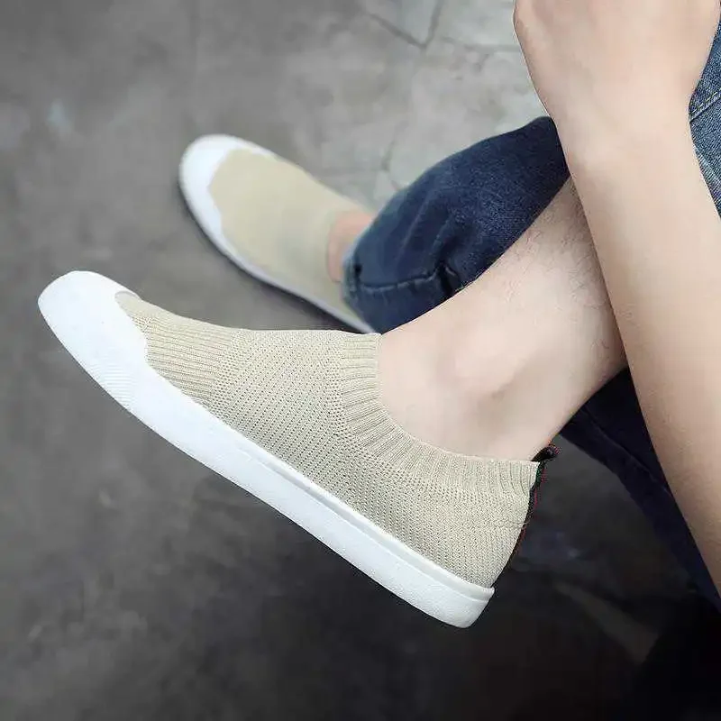 shoes men 2024 Spring Festival New Breathable Knitted Men\'s Shoes Versatile Casual Shoes for men sneakers men