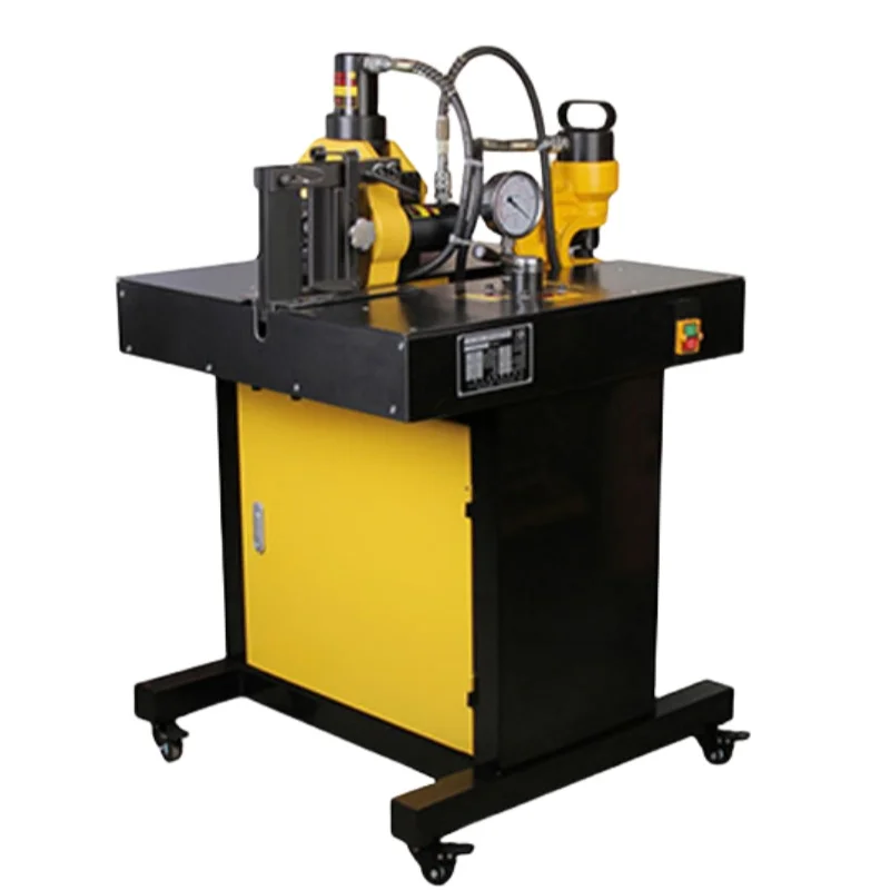 

Multifunctional punching, bending and cutting busbar machine Multifunctional three-in-one busbar processing machine