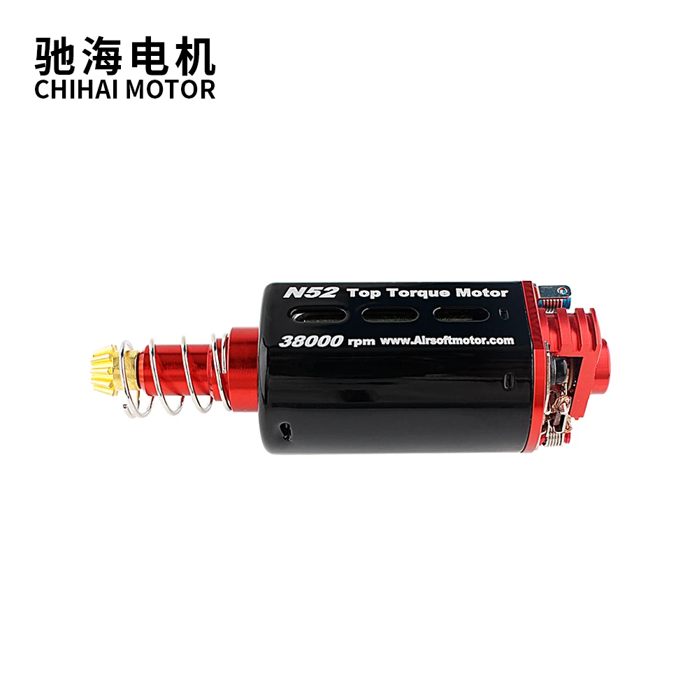 CHF-480WA-8014T N52 Nd-Fe-B 14TPA 38000RPM High Torque High Speed AEG Motor Ver.2 Gearbox Motor Long Axis for Hunting Accessorie