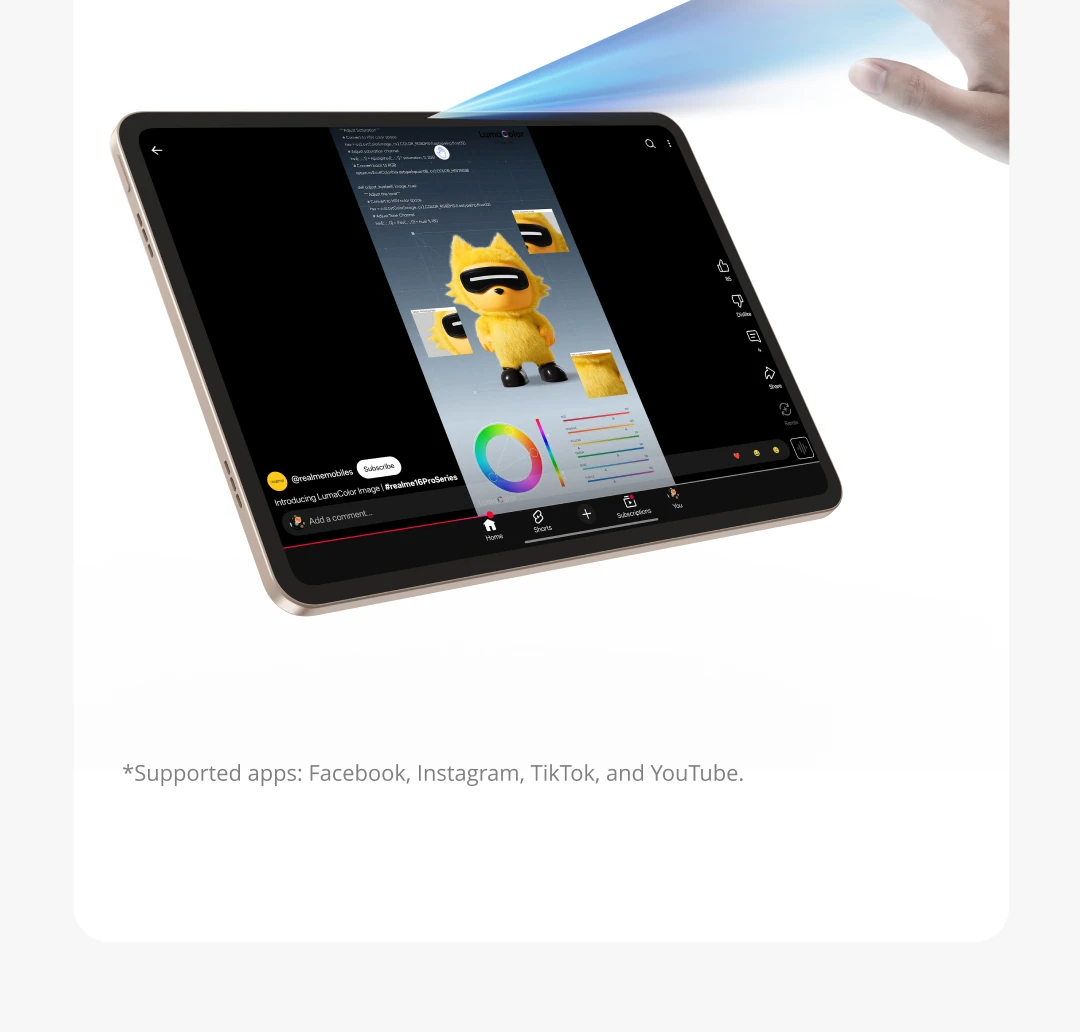 [New Launch] realme Pad 3 5G Global Version 256GB Dimensity 7300-Max 120Hz 2.8K Display 12200mAh Titan Battery 45W Charge