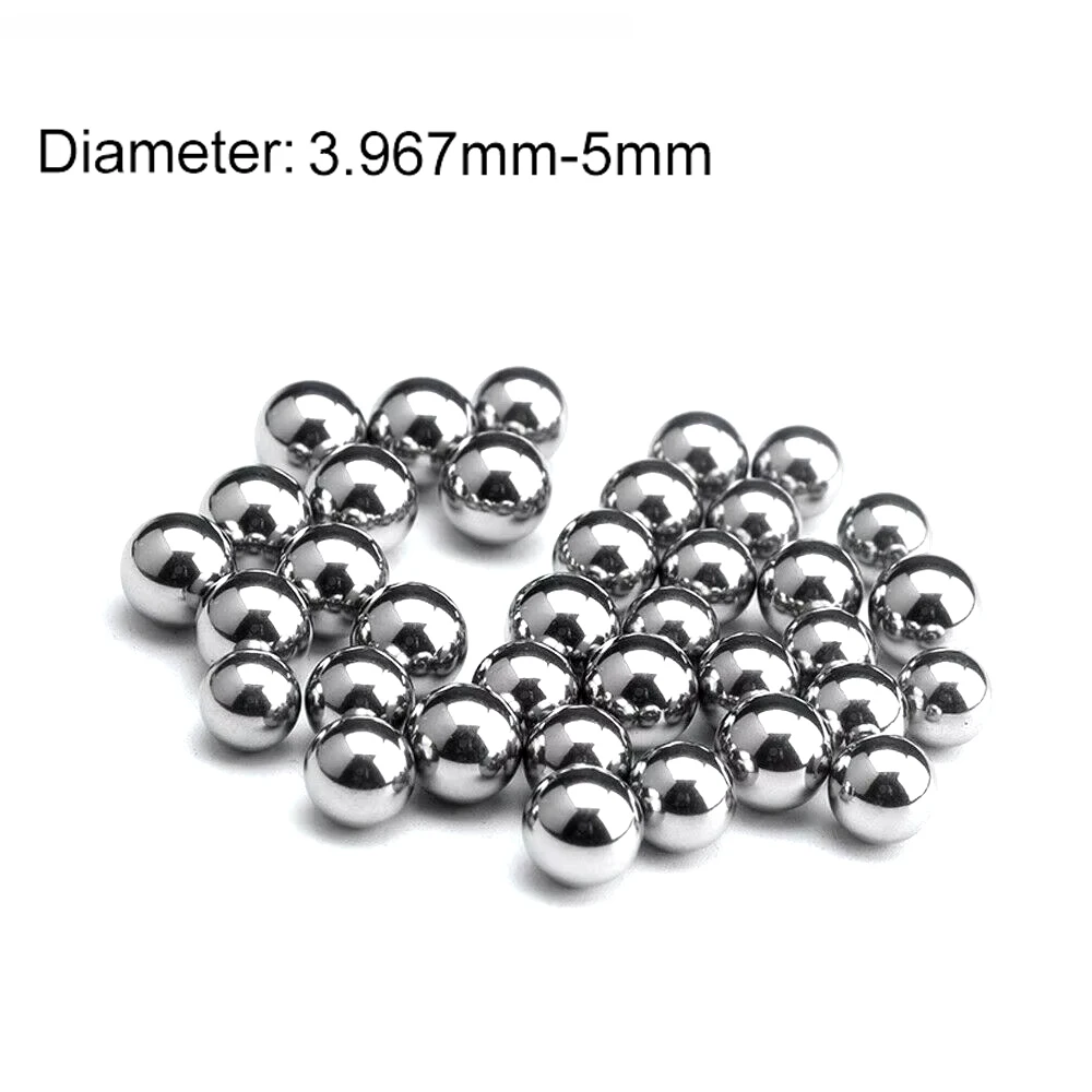 

10/100/200Pcs 3.967mm-5.0mm GCR15 Bearing Steel Ball High Quality Bicycle Electronics Industry Car Slide Rail G10