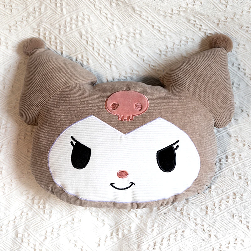 Kulomi-almohada de felpa Kawaii Sanrio Melody para niñas, almohada bonita para dormir en la cama, decoración del hogar, venta al por mayor