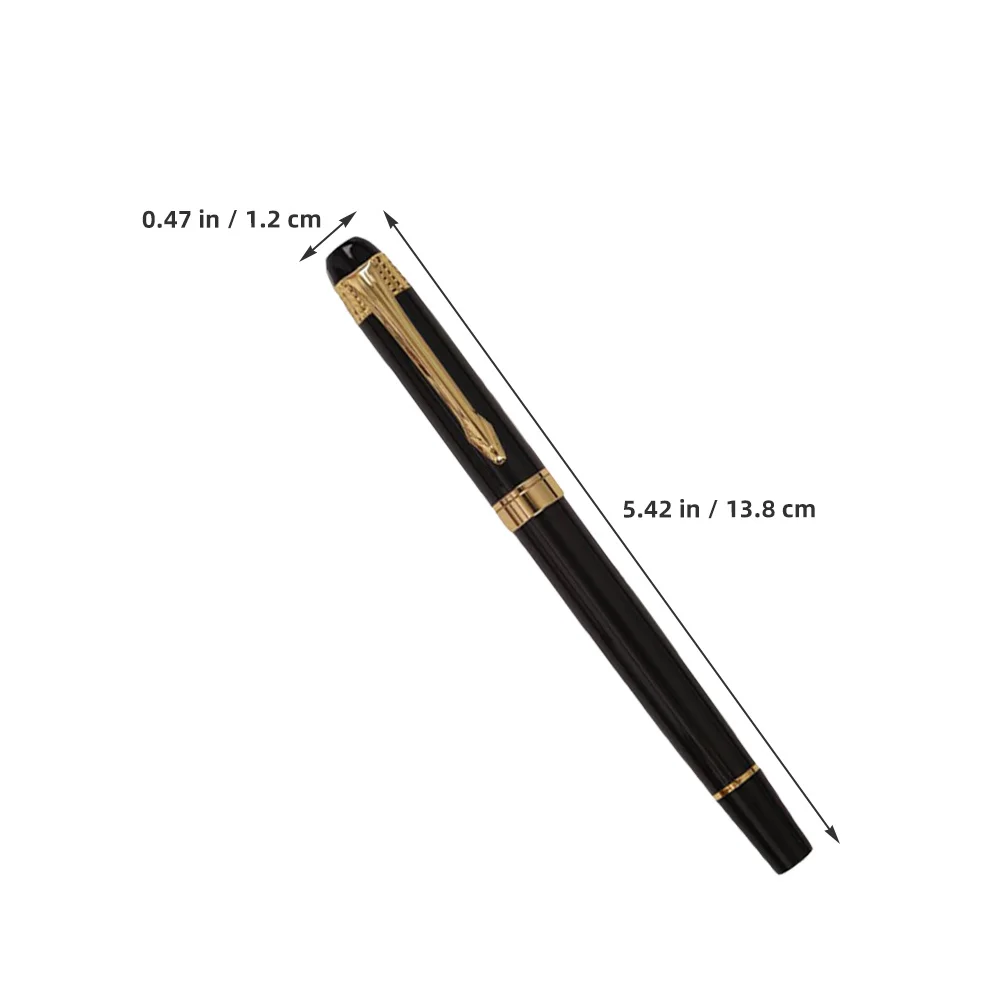 قلم حبر أنيق ذو جسم معدني، تدفق حبر ناعم، قابل لإعادة الملء، مناسب لملاحظات اليومية، فكرة هدية تنفيذية حديثة #5