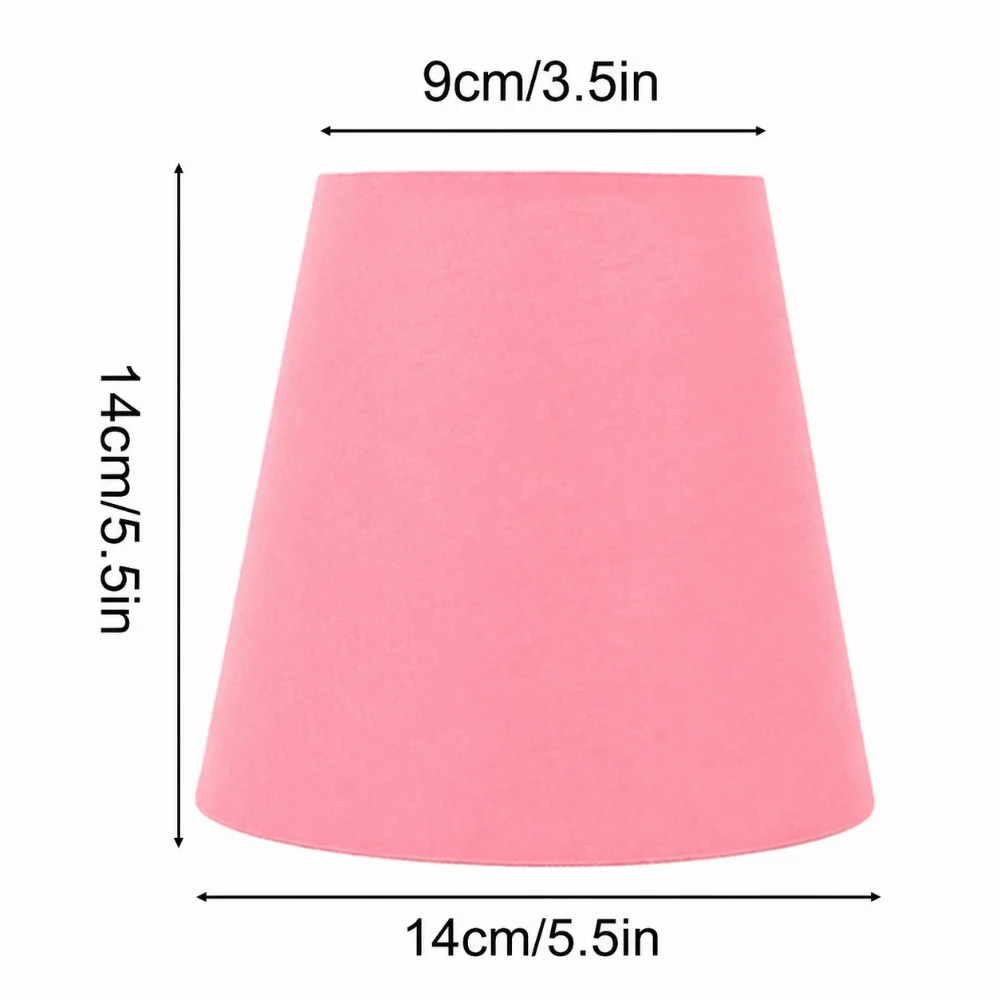 Unique Fabric Lampshade Clip On Design 5.5 inch Height Chandelier Lamp Shades Small Lamp Shades Floor Lamp