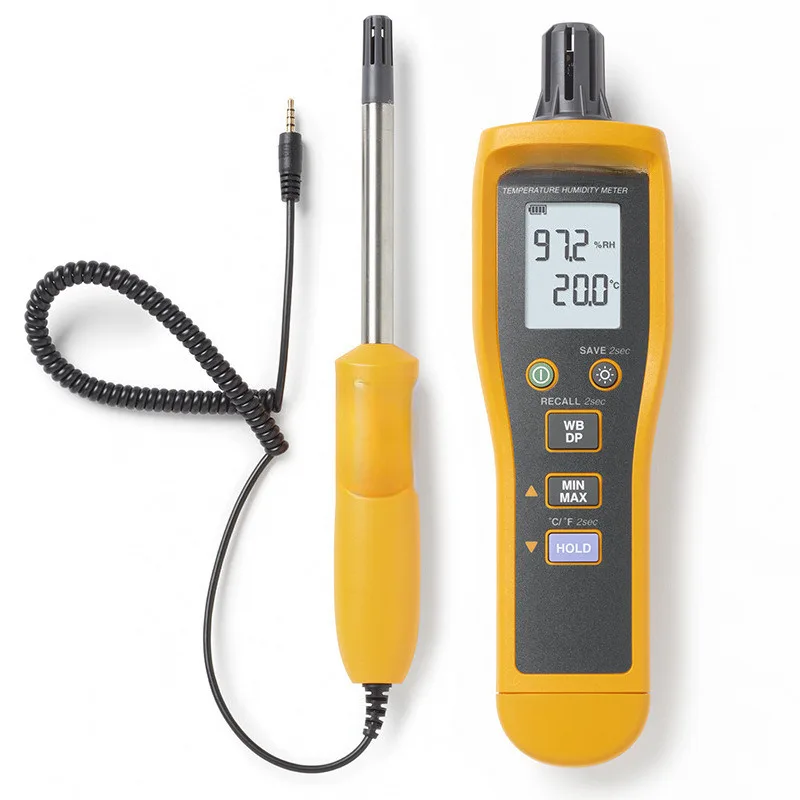 

Handheld temperature and humidity detector High precision digital display Indoor and outdoor industrial test production