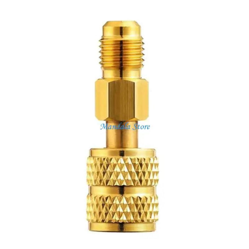 U2JC Vacuum Port Adapter 5/16 to 1/4 SAE for Air Conditioning Maintenance Accessories