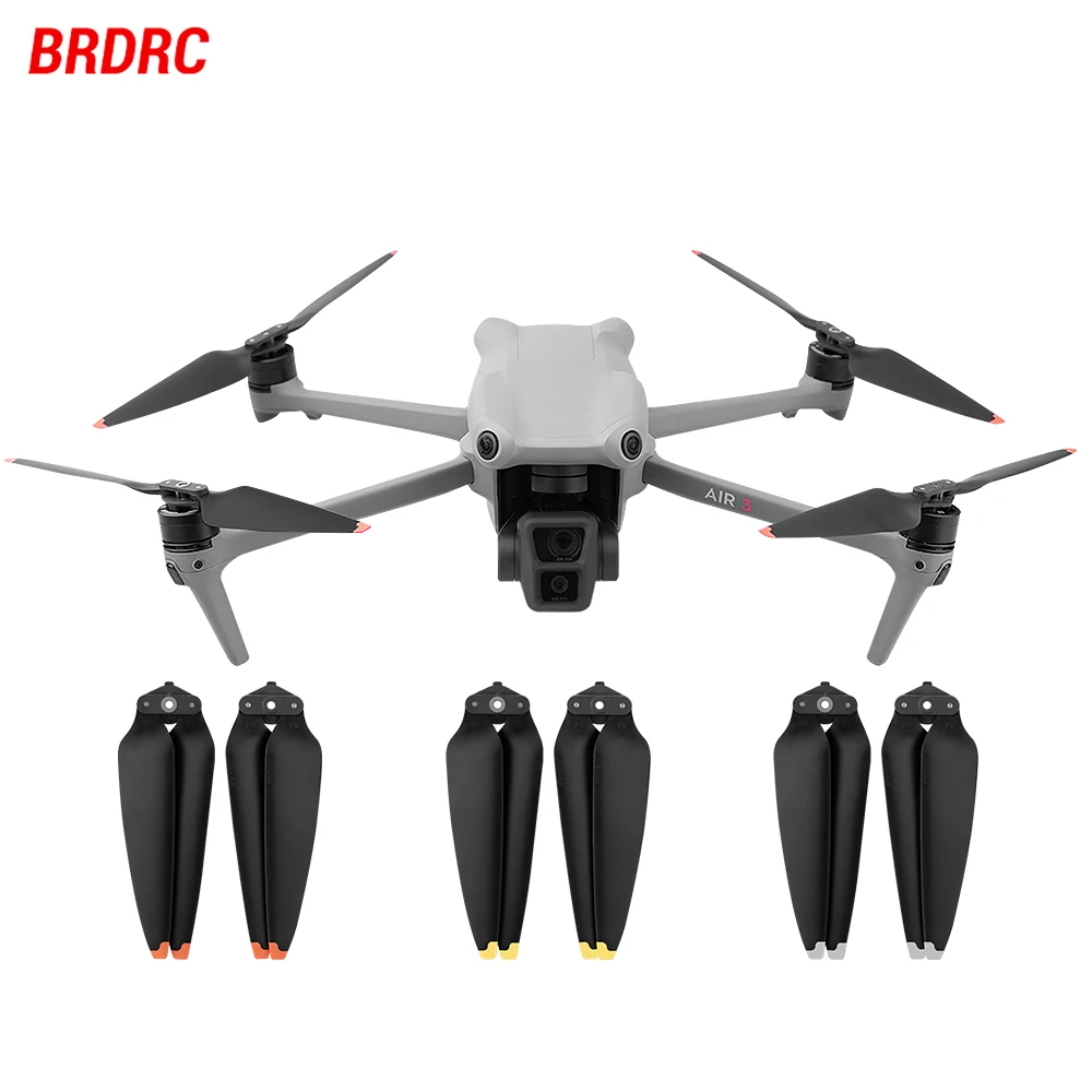 

BRDRC Propeller for DJI Air 3S/Air 3 Light Weight Replacement Props 8747F Blade Quick Release Wing Fans Spare Parts Accessories