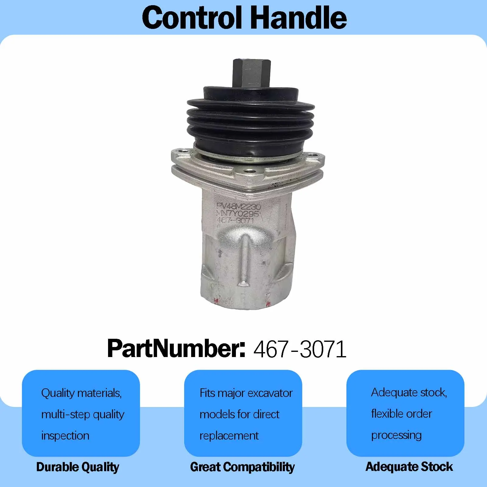 Pilot Valves 467-3071 4673071 For Caterpillar CAT 305.5E2 CR 308E 303.5E2 304E2 CR 305.5 GC 308E2CR 304E 306E 306E2 305E2 308E2
