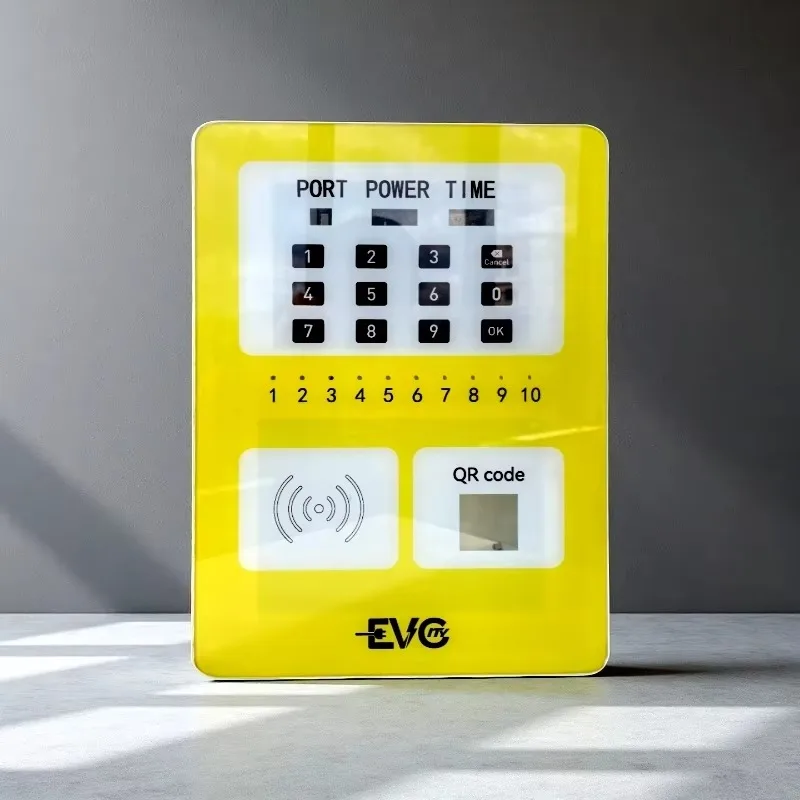 

2025 New StyleNew Wall-Mounted 10 Way OCPP Electric Motorcycle E-Bike Charger Station With Fast Charging CCS GB Interface