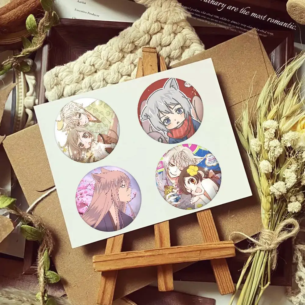 Anime K-Kamisama Kiss-S Hot Brooches On Backpack Decoration Round Enamel Pins For Jewelry Gifts Bag Accessorys view 2