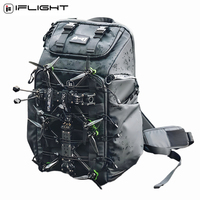 IFlight FPV Drone Backpack V2 540X380X220mm 35 Liter Large Capacity PU-coated Waterproof Fabric Drone Backpack