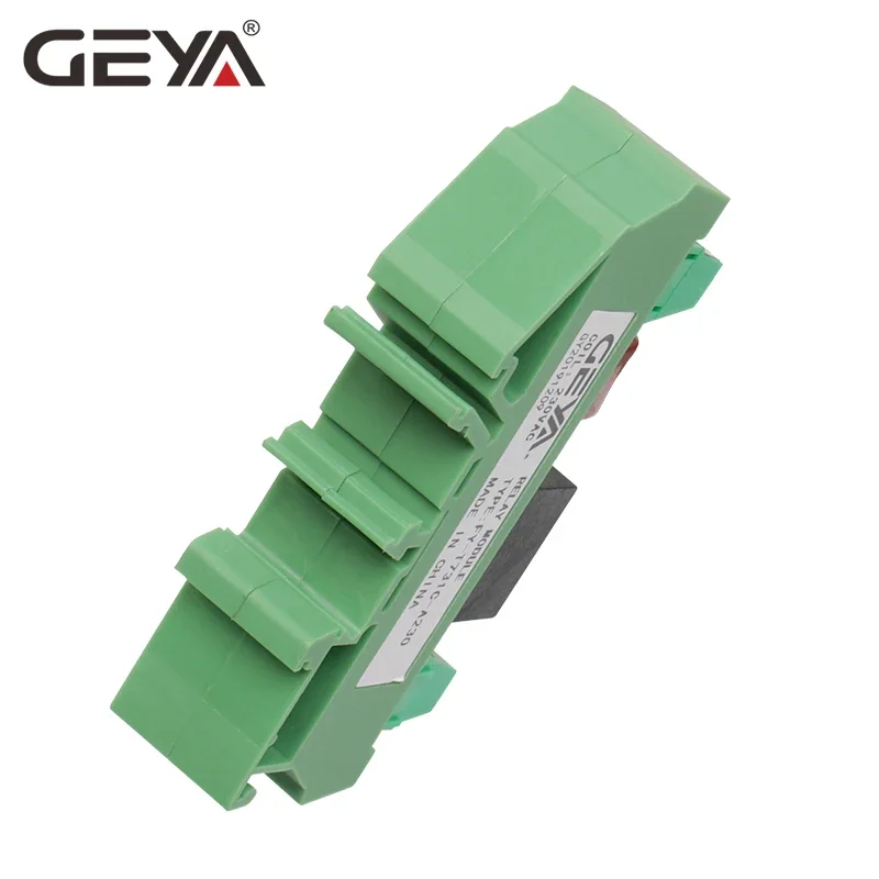 GEYA 1 Channel Relay Module AC/DC 5V 24V 12V 48V 110V 230VAC Din Rail Mounted GSM Relay Control Timer Module