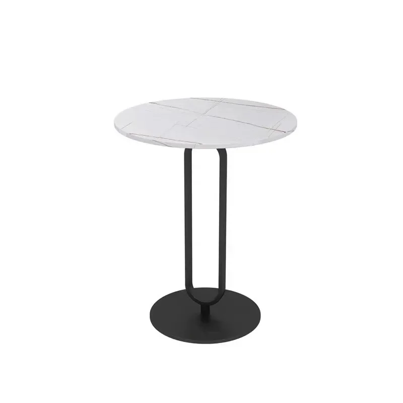 

Italian minimalist rock slab edge corner table living room small coffee table Nordic marble