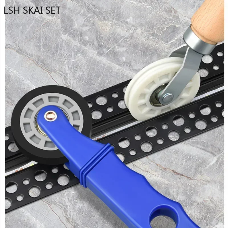 1Pc Rubber Mesh Wheel Window Install Tool Window Screen Hand Installation Repair Roller Yarn Double-Head Pressure Pulley