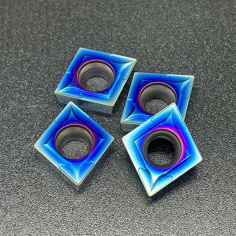 CCMT120404 CCMT120408 LY7010 high quality Nano blue tool Internal Turning Tools Carbide insert Lathe cutter Tool turning insert