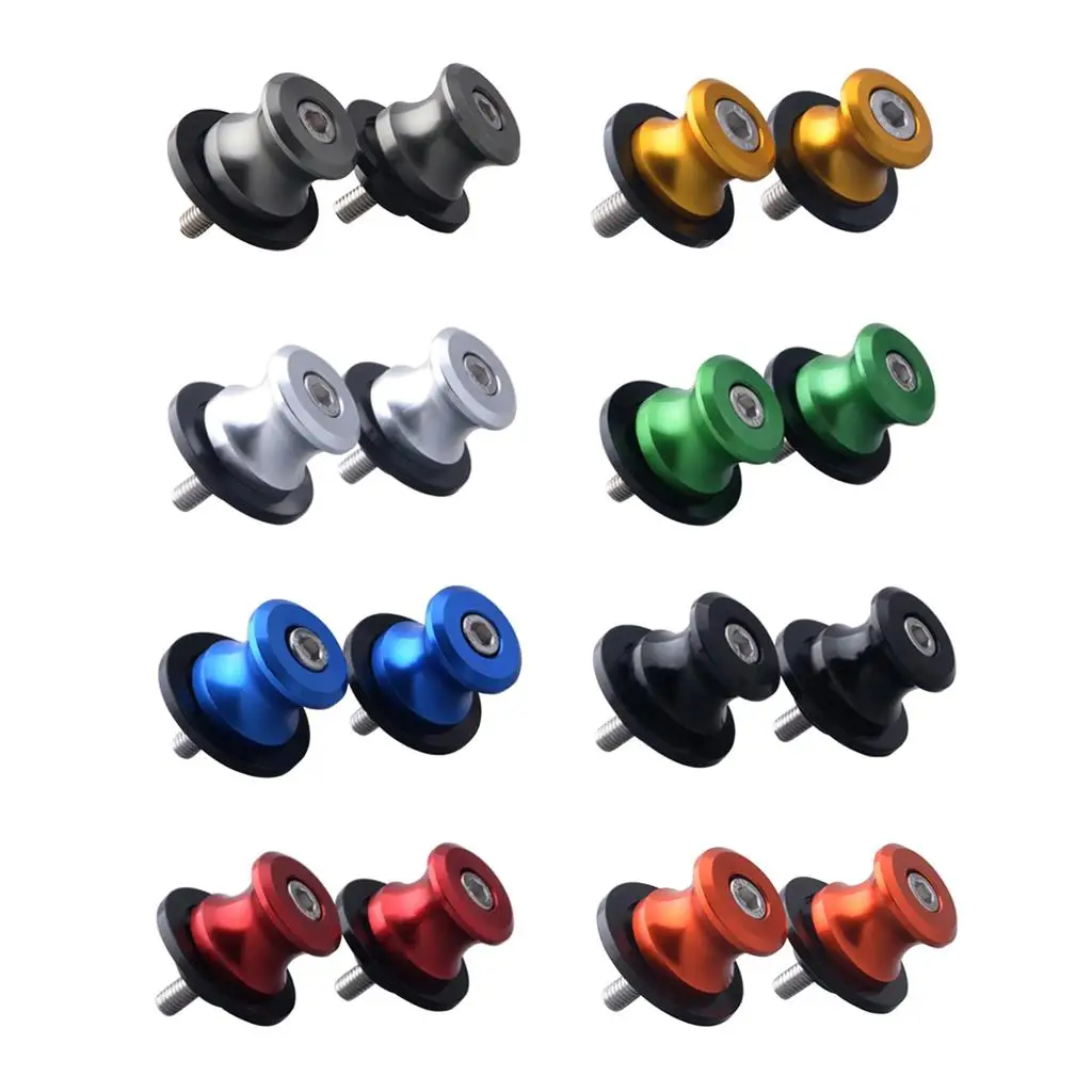 Motorcycle swing upper arm Stand Spools Slider Bobbins for RSV