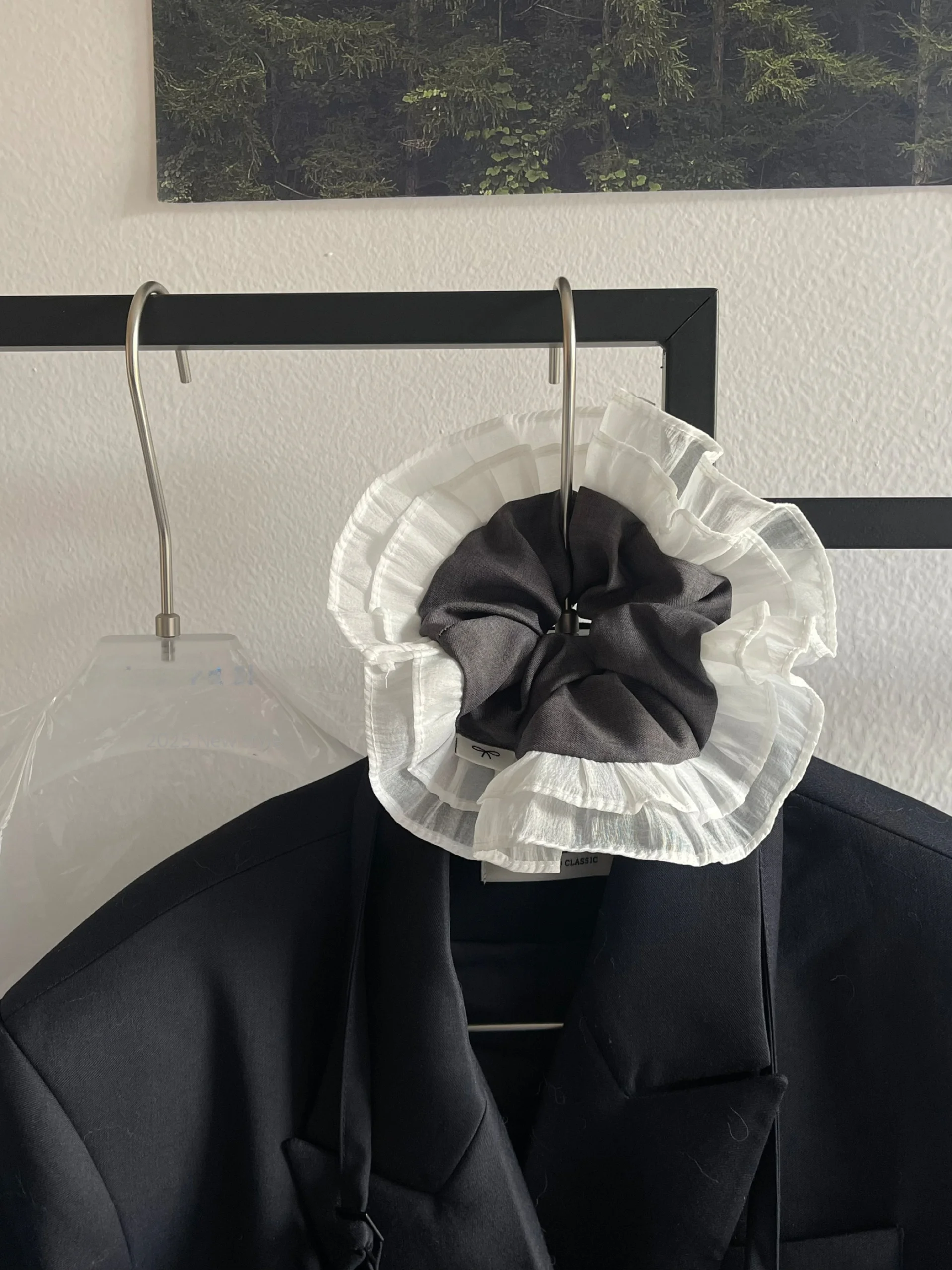faixa-de-cabelo-grande-dobravel-ballet-sle-elastico-de-cabelo-feminino-acessorio-de-cabelo-em-tecido-novo-estado