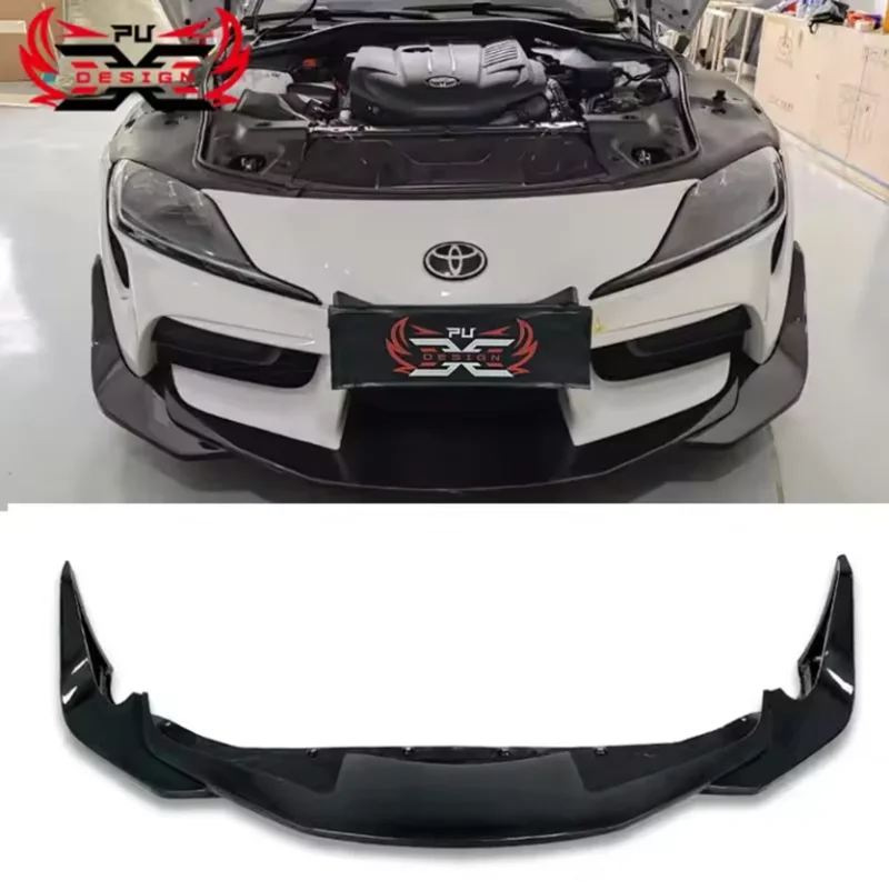 For Toyota Supra A90 A91 Mk5 Wholesale Carbon Fiber CFA Style Front Bumper Lip Front Splitter