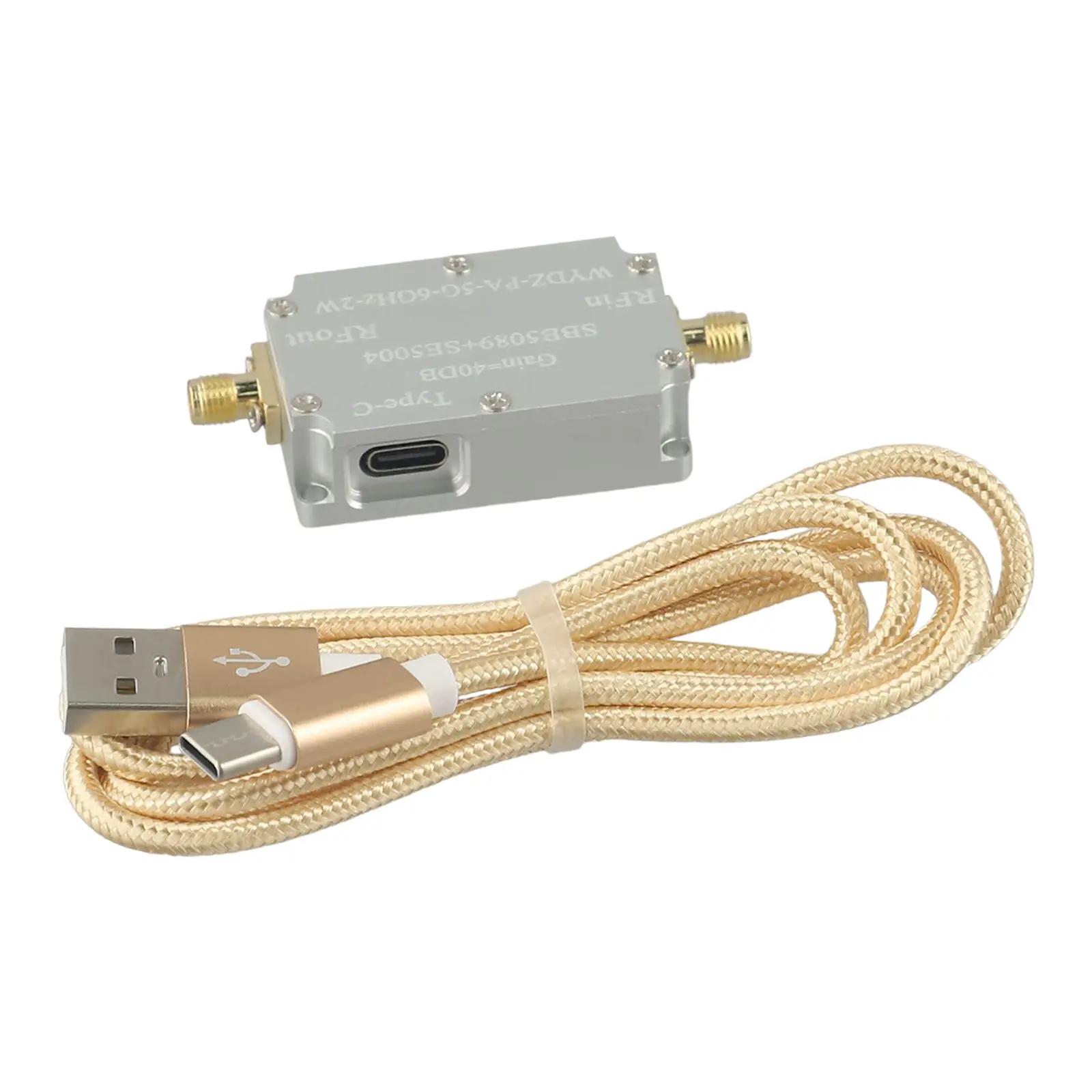 

1G-3GHz Megaphone High Gain Megaphone 40dB Gain 50Ω Impedance Compact Size Low Noise Design Communication Systems