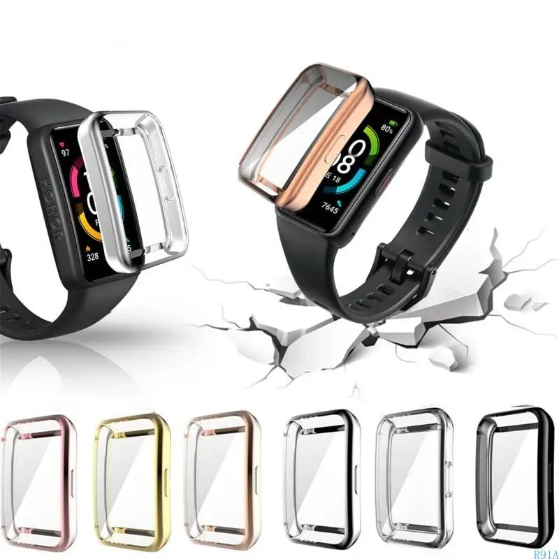 R91A для полосы 7 Watch For Case Soft TPU защитная крышка для Band 7 полного экрана.