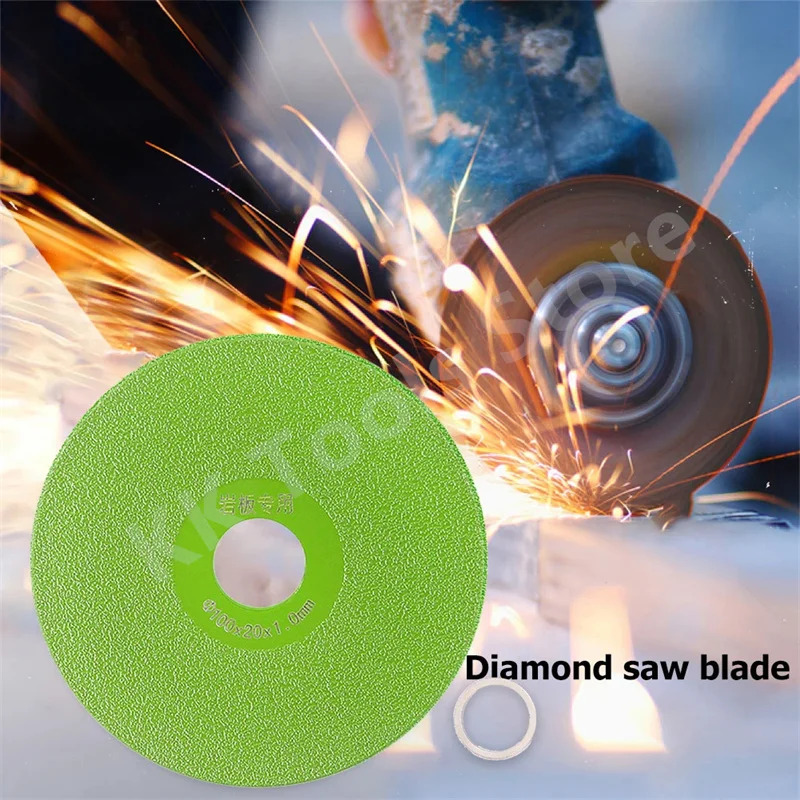 1/2/5pcs 100mm Glass Cutting Disc Diamond Saw Blade Crystal Glass Wine Bottles Grinding Chamfering Ultra-thin Cutting Blade