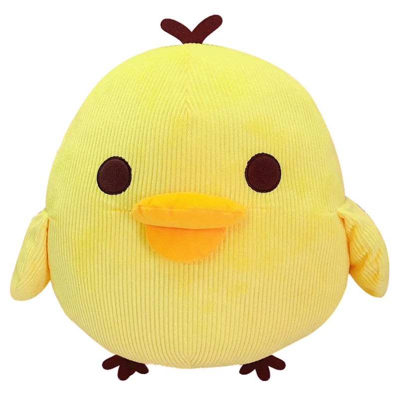 

New Cute Rilakkuma Bear Corduroy Kiiroitori Yellow Chick Big Plush Pillow Cushion Stuffed Animals 42*52cm Kids Toys Dolls Gifts