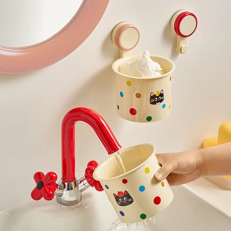 화장품 보관함, 화장실 및 욕실, 화장지, 소형 잡화 보관함, 무타공 흡착식 선반