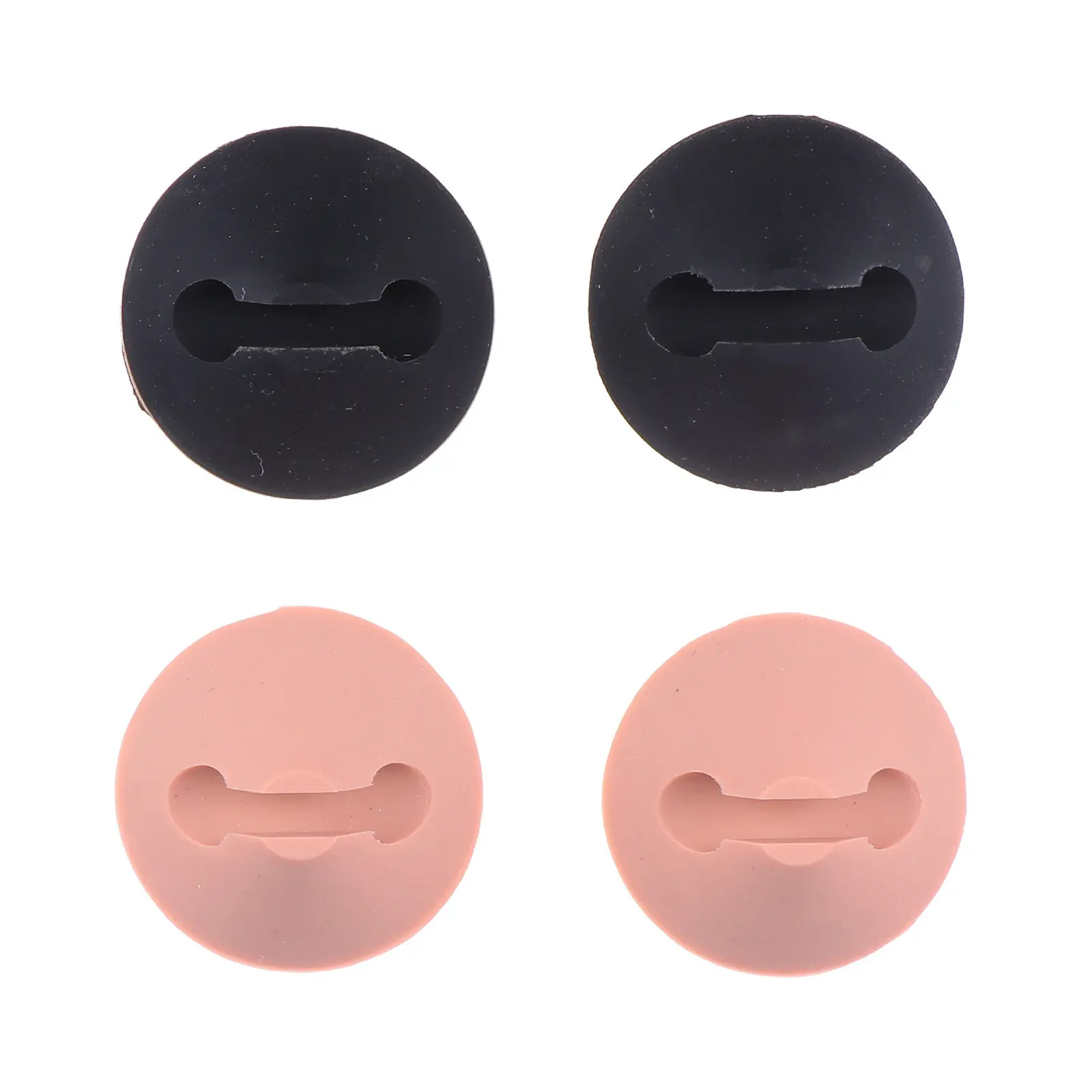 4Pcs Desk Leg Silicone Caps Hairpin Table Furniture Protector Feet Floor Scratch Mark Prevention Stable Grip for Metal Legs