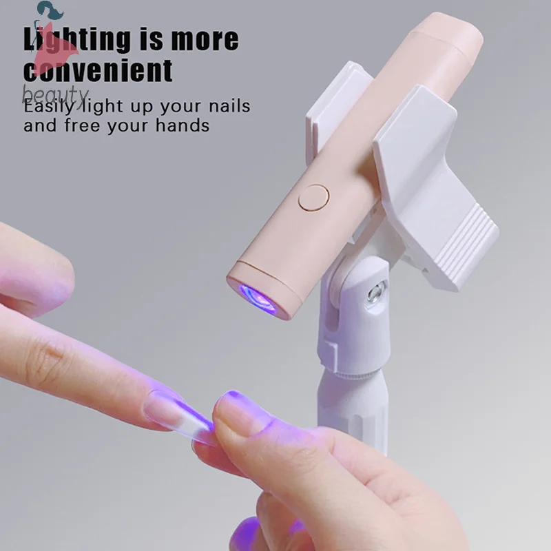 One-Line Lamp Nail Dryer Holder Light Lamp Lifting Stand For Nail Art Uv Gel Polish Led Cure Machine Bracket Manicure Tool