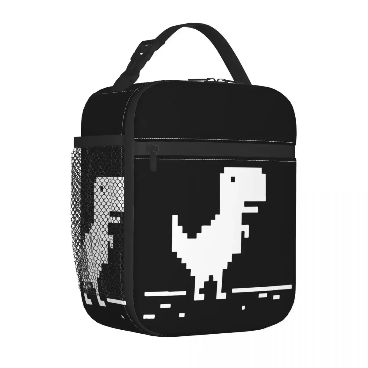 Geek Dinosaur No Internet Insulated Lunch Bags Jurassic Offline Park Thermal Bag Lunch Box Tote Work Outdoor Bento Pouch