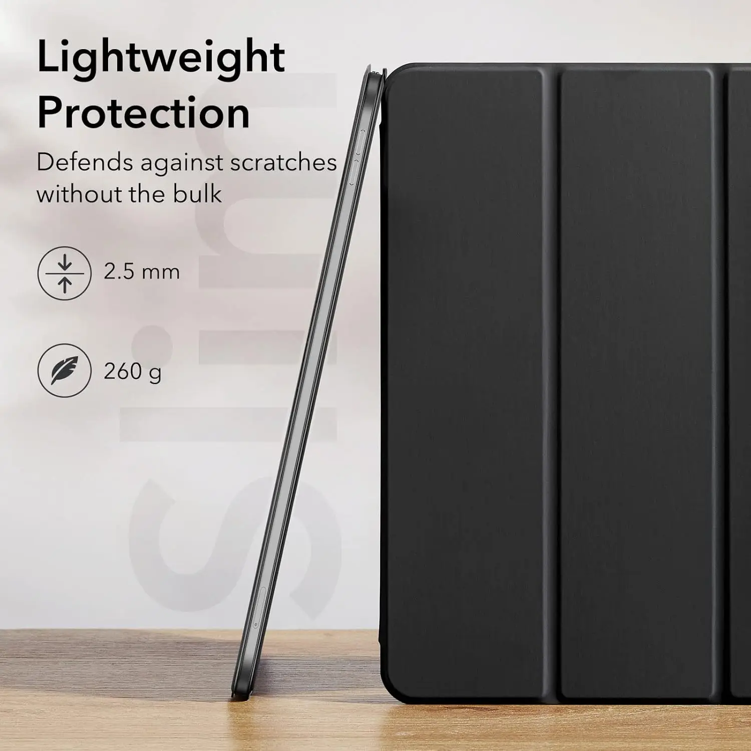 

Чехол для iPad (A1616) Чехол для iPad 10-го поколения [11 дюймов, 2025/10,9 дюймов 2022] с держателем для карандашей, умный чехол с мягкой задней панелью из ТПУ